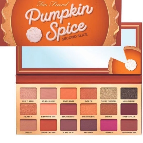 New Too Faced Pumpkin Spice Second Slice Eyeshadow Palette - Picture 7 of 17